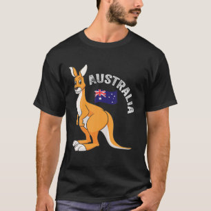 T-shirt Australia Day Funny Australian Kangaroo Vintage