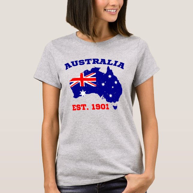 T-shirt Australia Established 1901 (Devant)