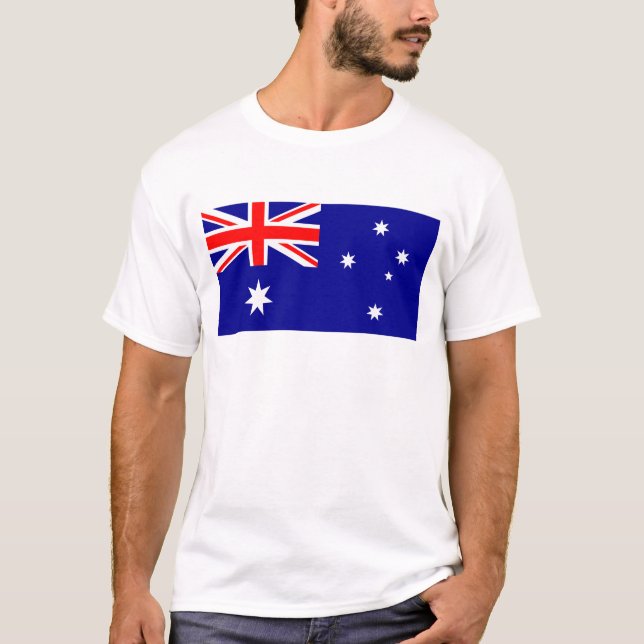 T-shirt Australia Flag T-Shirt, Patriotic T-Shirts, (Devant)