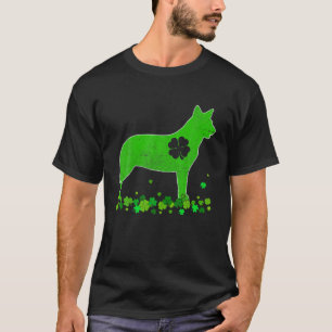 T-shirt Australian Cattle Dog St. Patrick's Day Cute Shamr