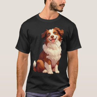 T-shirt Australian Shepherd Dog Lover Aussie Owner Walker 