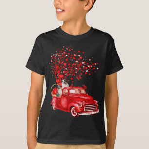 T-shirt Australian Shepherd équitation Camion Valentine Bu