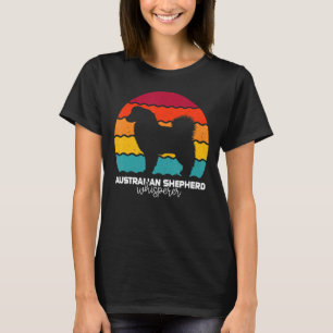 T-shirt Australian Shepherd Whisperer Retro Vintage