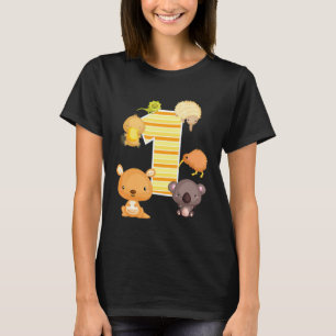 T-shirt Australie Animaux 1er anniversaire Kangaroo Koala 