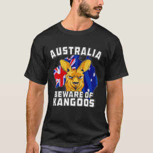 T-shirt Australie Attention aux kangourous en Australie