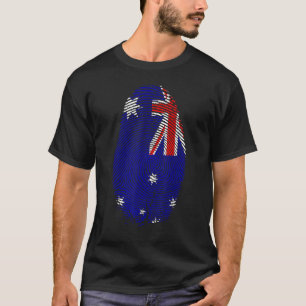T-shirt Australie Drapeau Empreinte Il Dans Mon Dna Austra