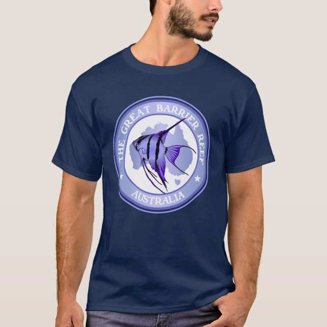 T-shirt Australie - La Grande Barrière De Corail (Devant)