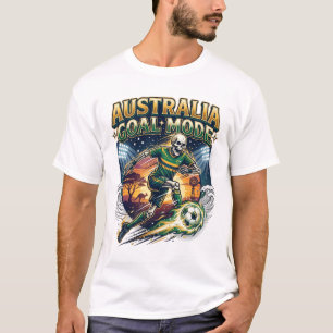 T-shirt Australie Mode de but squelette Striker Nations St