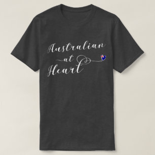 T-shirt Australien Au Tee - shirt Du Coeur, Aus