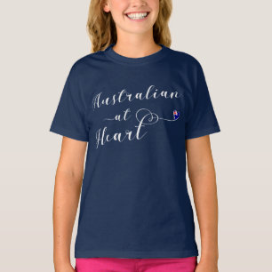 T-shirt Australien Au Tee - shirt Du Coeur, Aus