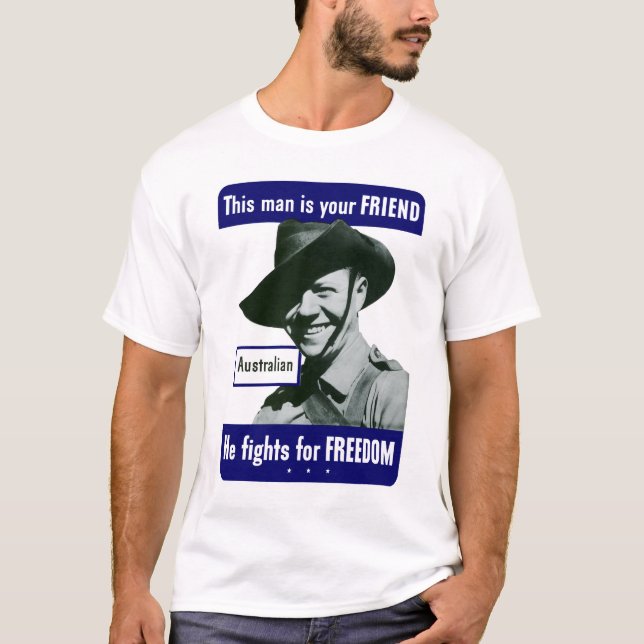 T-shirt Australien -- Cet homme est votre ami (Devant)