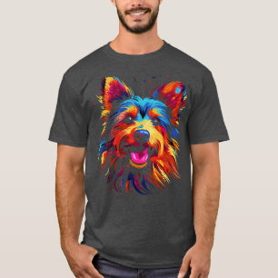 T-shirt Australien Terrier souriant