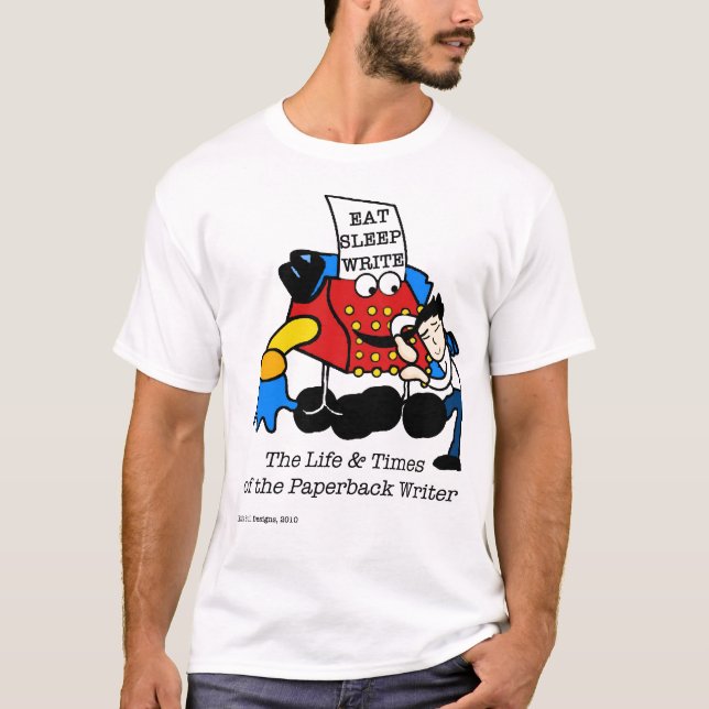 T-shirt Auteur de livre broché (Devant)