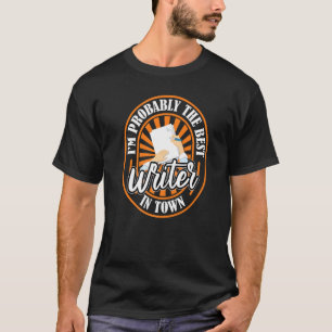 T-shirt Auteur Hilarious romancier livre poésie Auteur