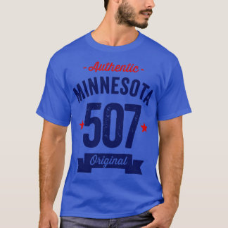 T-shirt Authentic Minnesota 507 Area Code