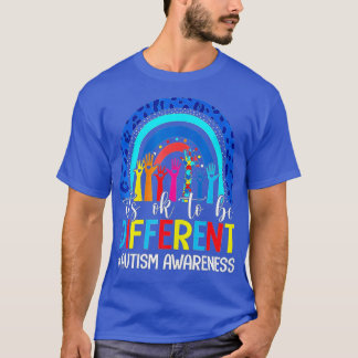 T-shirt Autism Aware Acceptance Women Kid Its Ok To Be