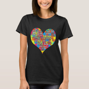 T-shirt Autism Awareness Clothing Autism Heart Support Mom