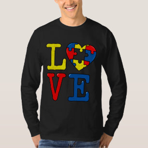 T-shirt Autism Awareness Day Love