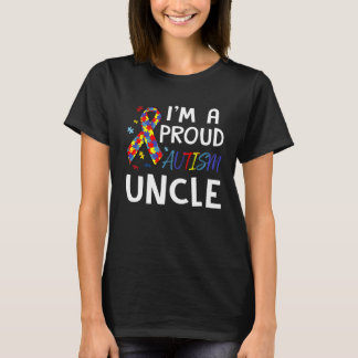 T-shirt Autism Awareness I m A Proud Autism Uncle