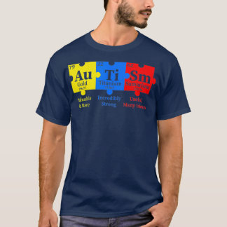 T-shirt Autism Awareness Puzzle Chemical Element