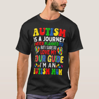 T-shirt Autism Mom Autism Awareness Autism Is A Journey