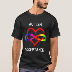 T-shirt Autism Pro Acceptation Symbole d'infini pour Neuro