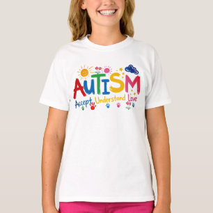 T-shirt Autisme Accepter Comprendre Aimer