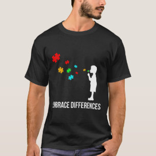 T-shirt Autisme - Accepter les différences - Soutenir la s