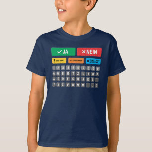 T-shirt Autisme allemand AAC PECS Pointing Communication 0