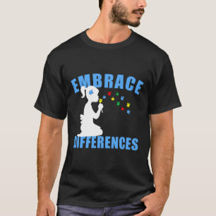 T-shirt Autisme-Appréciez les différences Sensibilisation