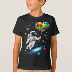 T-shirt Autisme astronaute ballon autisme sensibilisation 