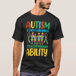T-shirt Autisme Ce n'est pas un handicap C'est un handicap