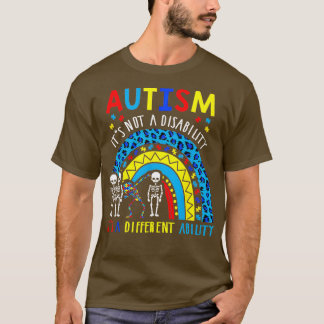 T-shirt Autisme Ce N'Est Pas Un Handicap C'Est Une Capacit