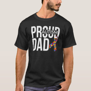 T-shirt Autisme Citation Fière Autisme Père Papa Citation 