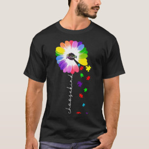 T-shirt Autisme-Daisy Fleur Choisissez l'autisme avec bien