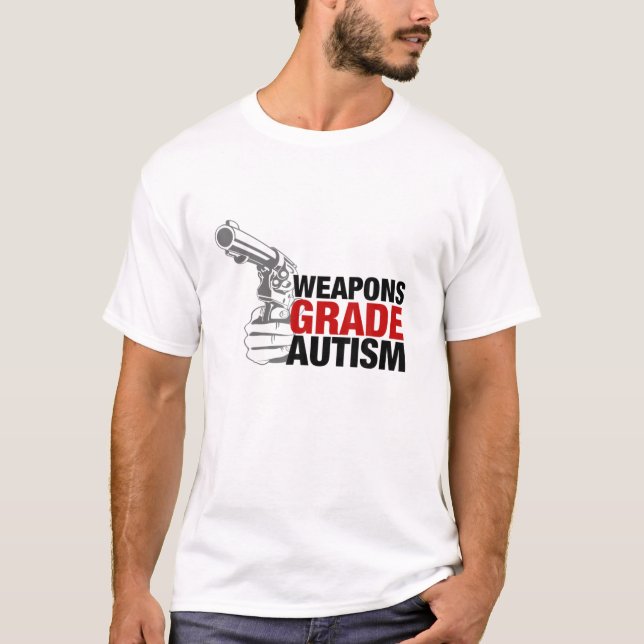 T-shirt Autisme de grade d'armes (Devant)