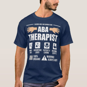 T-shirt Autisme de l'analyste du comportement de l'ABA
