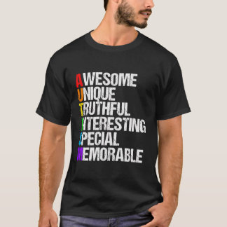T-shirt Autisme génial
