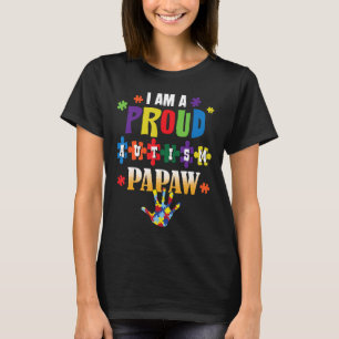 T-shirt Autisme - Je suis un Papaw fier de l'autisme Sensi