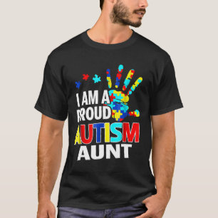 T-shirt Autisme-Je suis une tante autiste fière