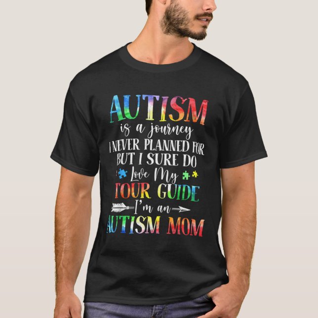 T-shirt Autisme Maman L'autisme Est Une Sensibilisation su (Devant)