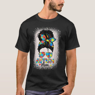 T-shirt Autisme Maman Sensibilisation Messagerie Lunettes 