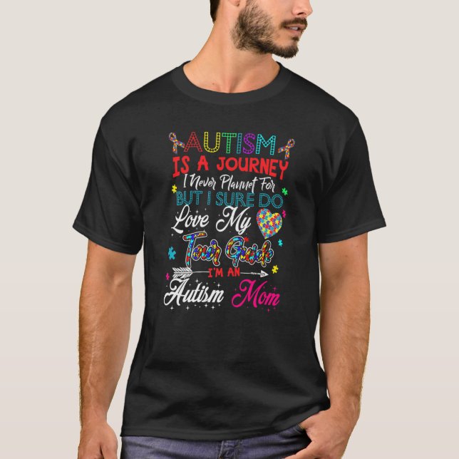T-shirt Autisme Maman Sensibilisation sur l'autisme Autism (Devant)
