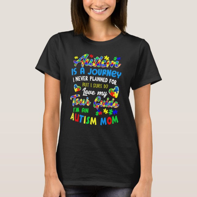 T-shirt Autisme Maman Sensibilisation sur l'autisme Autism (Devant)