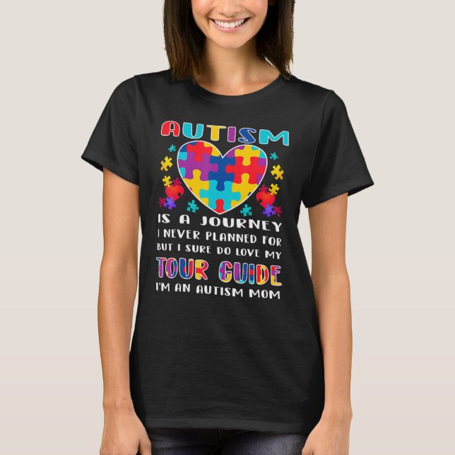 T-shirt Autisme Maman Sensibilisation sur l'autisme Autism (Devant)