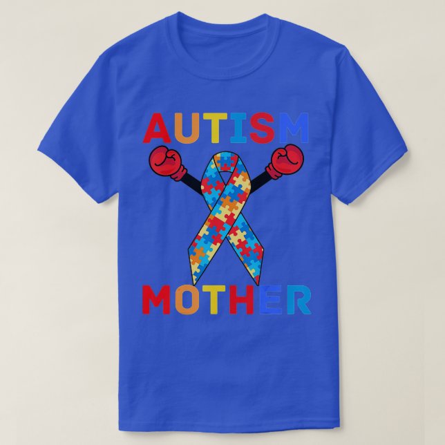 T-shirt Autisme Mère Mois de sensibilisation Autistique So (Design devant)