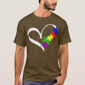 T-shirt Autisme Puzzle Love Sensibilisation sur l'autisme 