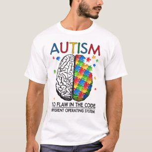 T-shirt Autisme Puzzle Pièce Cadeaux Autisme Citation Sen