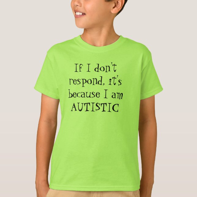 T-shirt Autisme-Sorties (Devant)