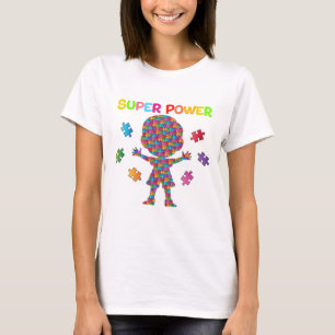 T-shirt Autisme, super puissance